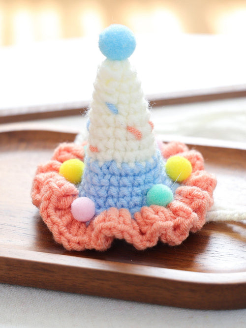 Crochet Knit Pet Hat