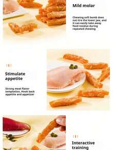 Chicken & Sweet Potato Grinding Stick Dog Treats – Natural Chew Pet Snacks