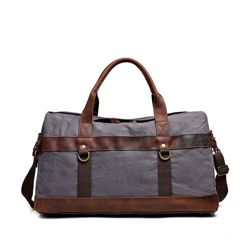 Waterproof Oil Wax Canvas Unisex Shoulder Bag