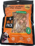 1 LB Buffalo Trachea Bites for Dogs - Natural Dog Chews, Dental Treats, High Protein, Grass Fed, Grain Free, Long Lasting Chews