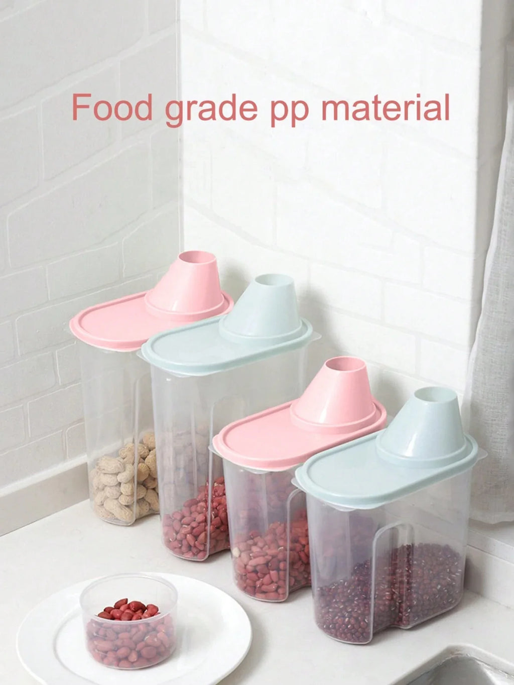 Plastic Pet Food Storage Bin with Sealed Lid – Airtight Food & Snack Container for Cats & Dogs