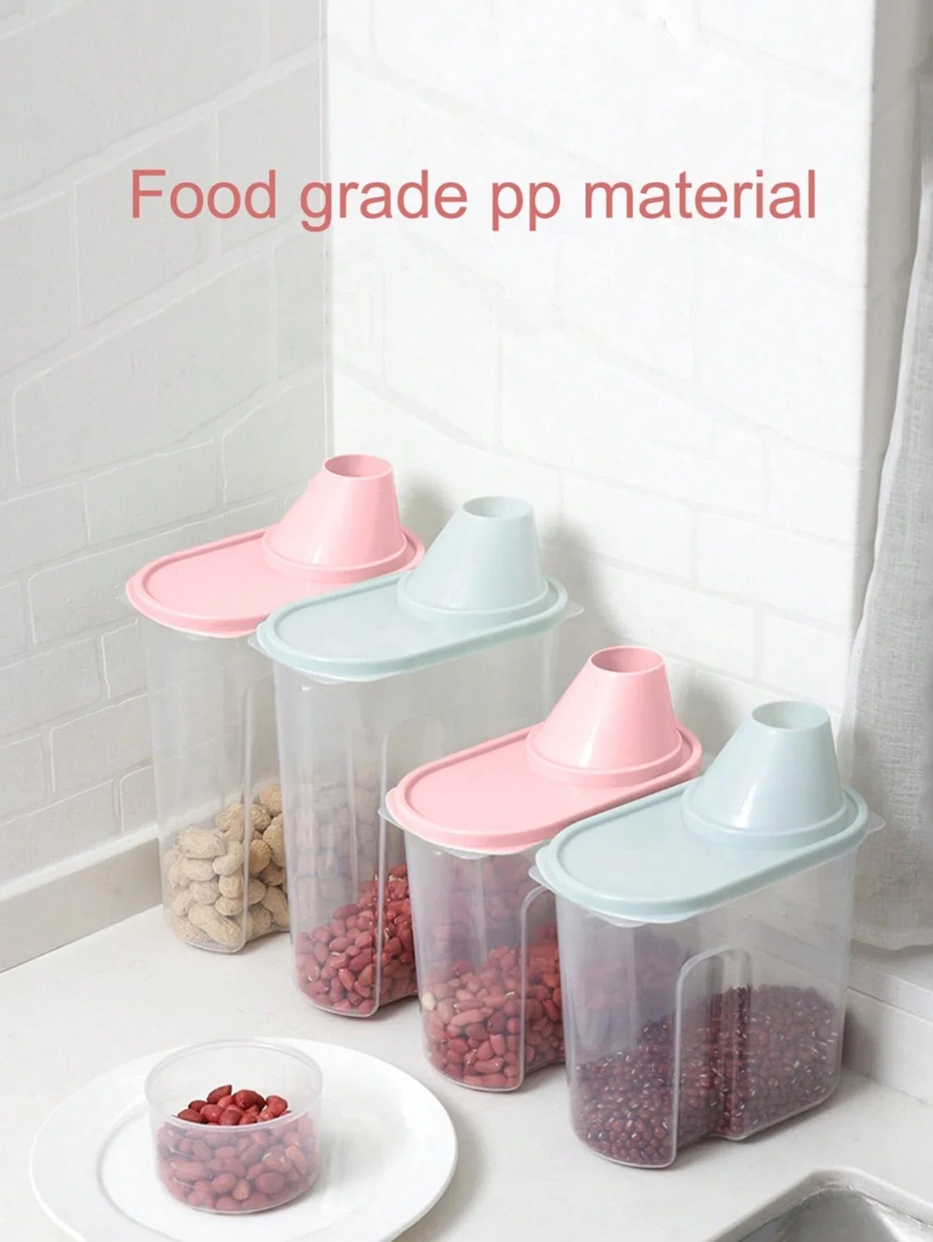 Plastic Pet Food Storage Bin with Sealed Lid – Airtight Food & Snack Container for Cats & Dogs