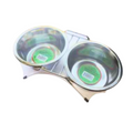 Double Diner Shrink Wrap Bowl With Stand