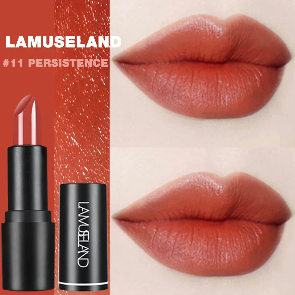 12-Color Moisturizing Velvet Lipstick