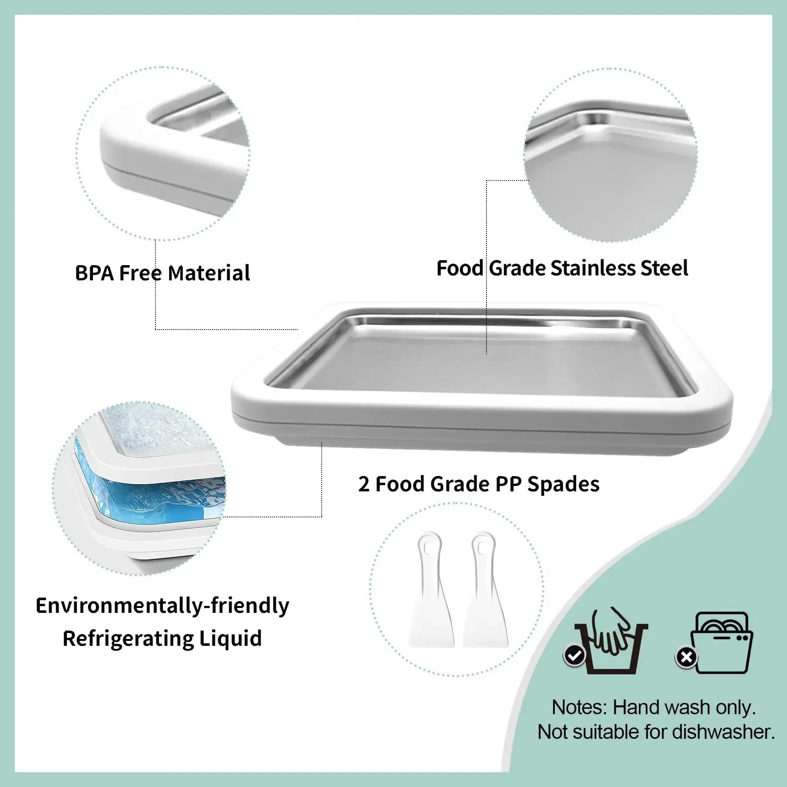 Ice Cream Maker Pan