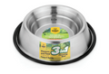 3-in-1 Stainless Steel Pet Bowl – Non-Skid, Spill-Proof, Portion Control Food & Water Dish with Measurement Marks for Dogs & Puppies