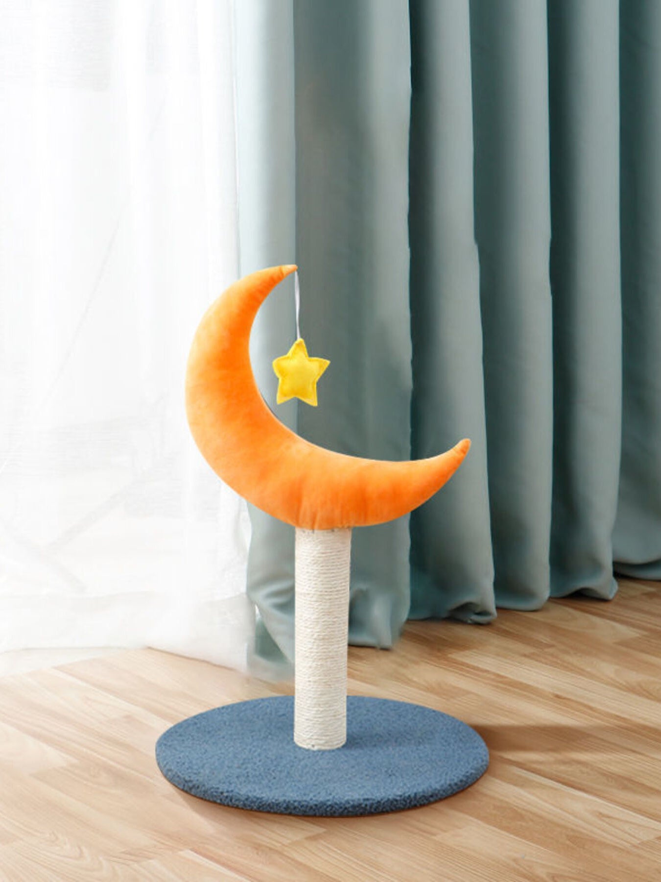 Cat Scratching Post with Cat Bed and Toy
