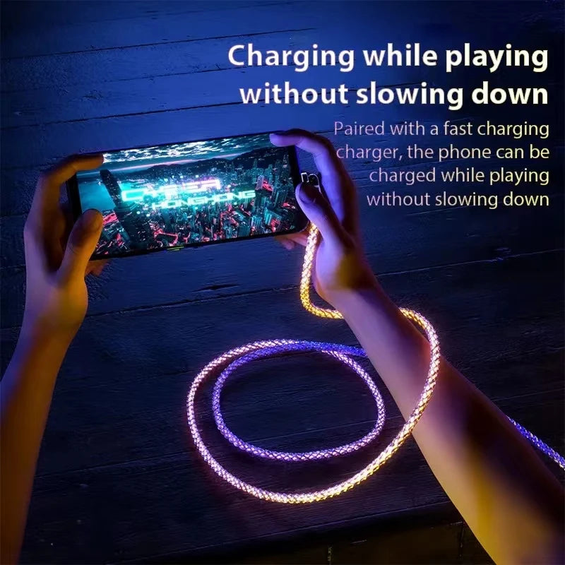 120W RGB Fast Charging Cable