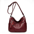 Genuine Leather Women's Simple Shoulder Messenger Handbag