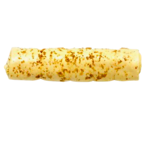 All-Natural Water Buffalo Cheek Rolls for Dogs – Long Lasting Rawhide Alternative, 6" & 12", 5 Packs – Wild Eats Dog Treats