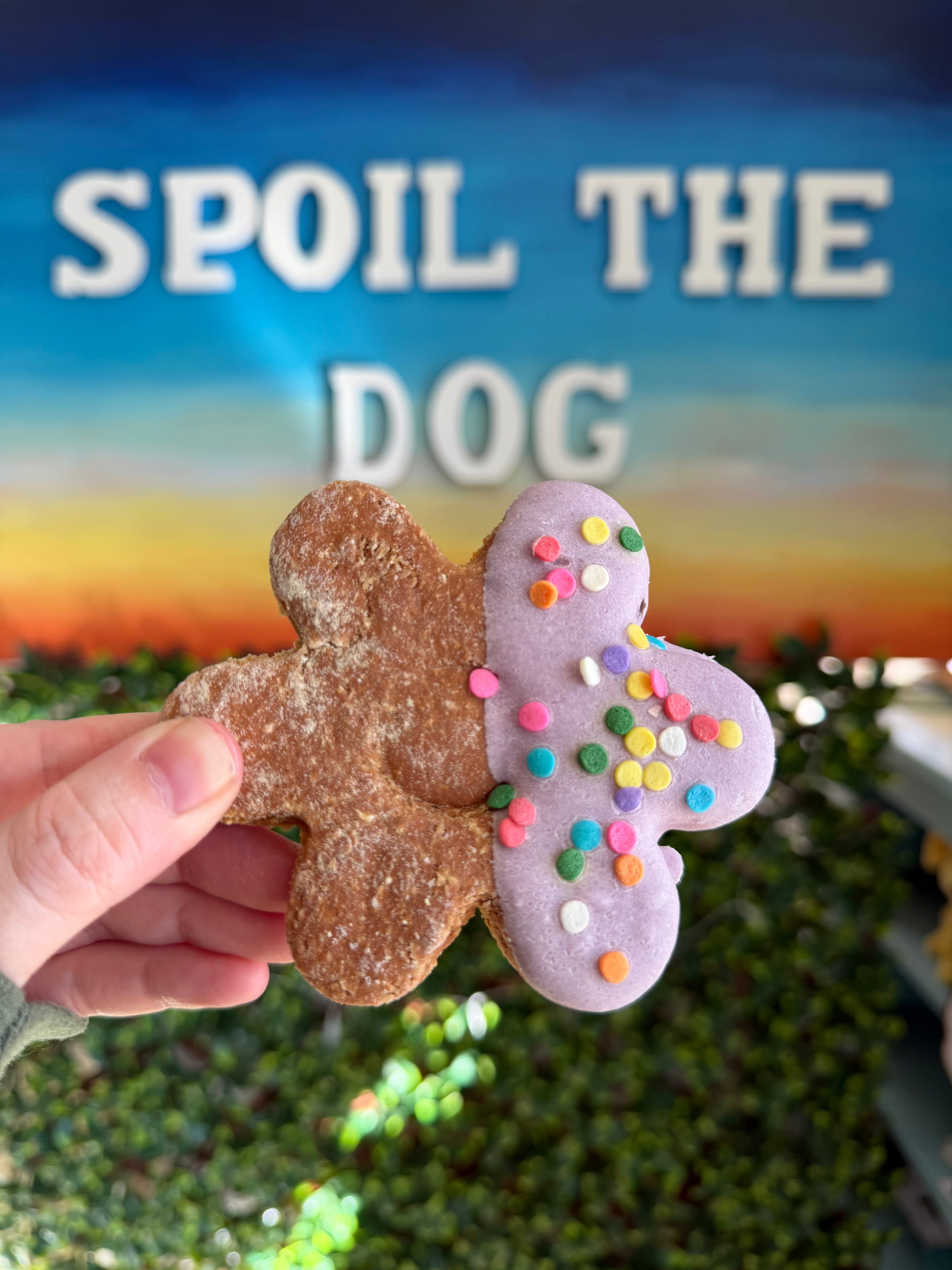 Spring Flower Dog Treat - Peanut Butter