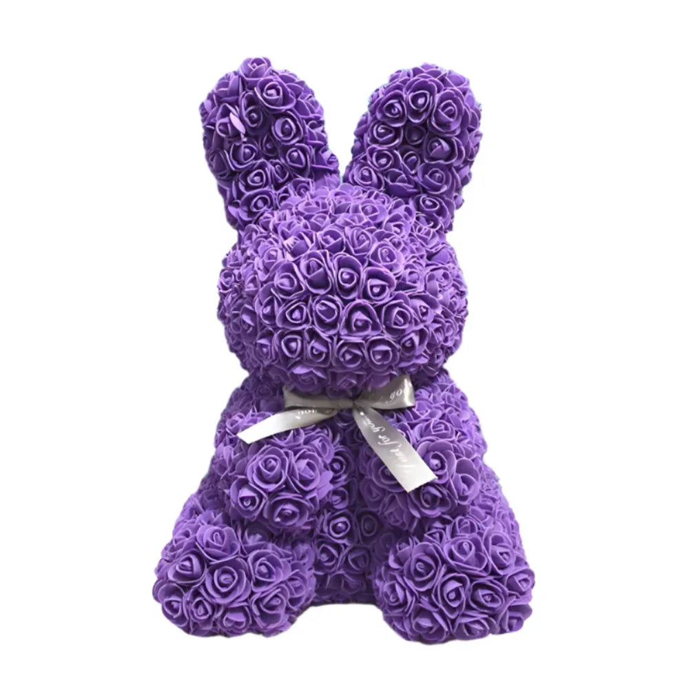 Rose Bunny Valentines Day Eternal Flower Rabbit Romantic Wedding Engagement Ceremony Party Decoration Christmas Gifts