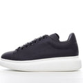 Multicolor Thick-Soled Leather Coated Elegant Gradient Shoes Men's And Women's Unisex Sneakers