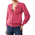 Autumn And Winter French Rose V-Neck Women's Sweater