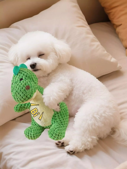 Dinosaur Squeaky Chew Pet Plush Toy
