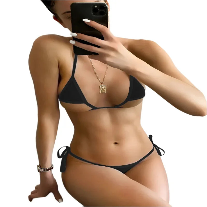 2 Pieces Swimsuit Bikini Swimwear For Women