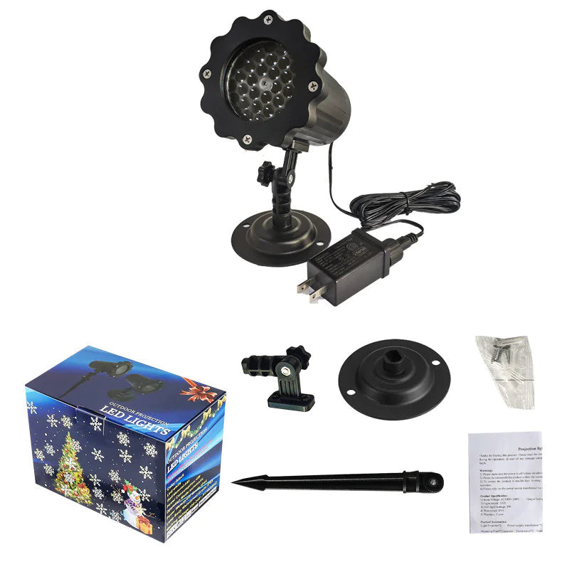 Holiday Snowflake LED Projector