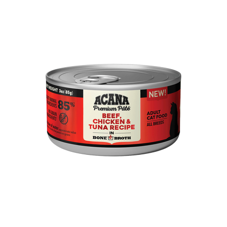 Acana Premium Pâté Beef, Chicken & Tuna Recipe Wet Cat Food