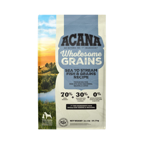 Acana Wholesome Grains, Sea to Stream Fish & Grains Recipe Dry Dog Food