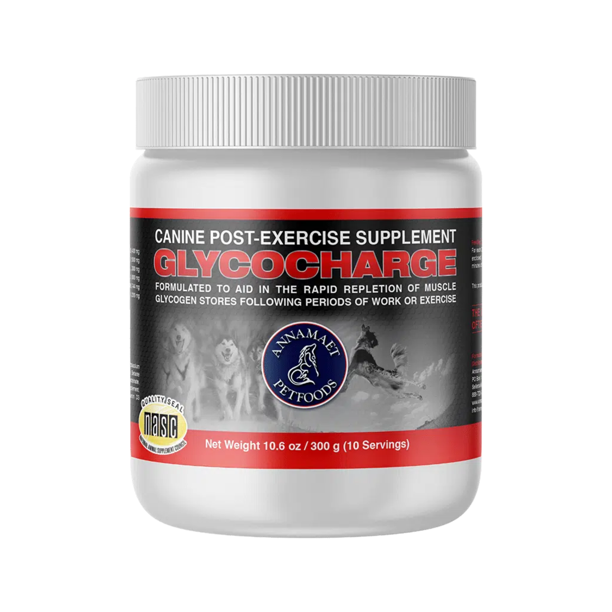 Annamaet Glycocharge Post Exercise Supplement for Dogs