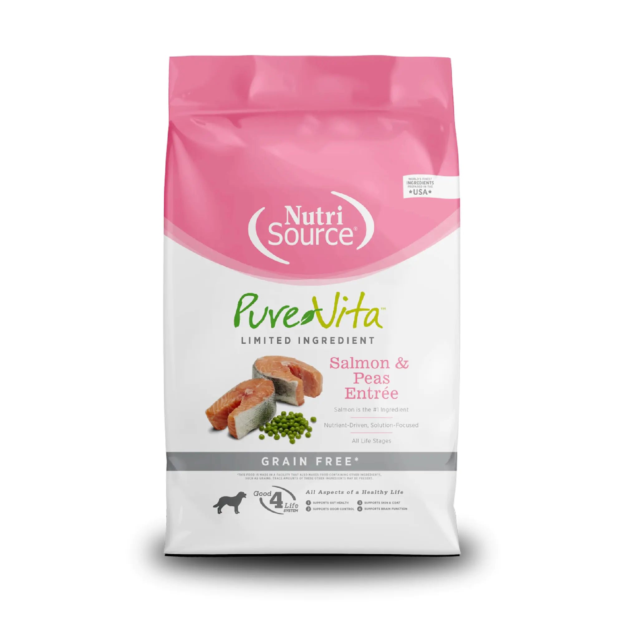 PureVita Salmon and Peas Grain-Free Dog Food 5Lbs