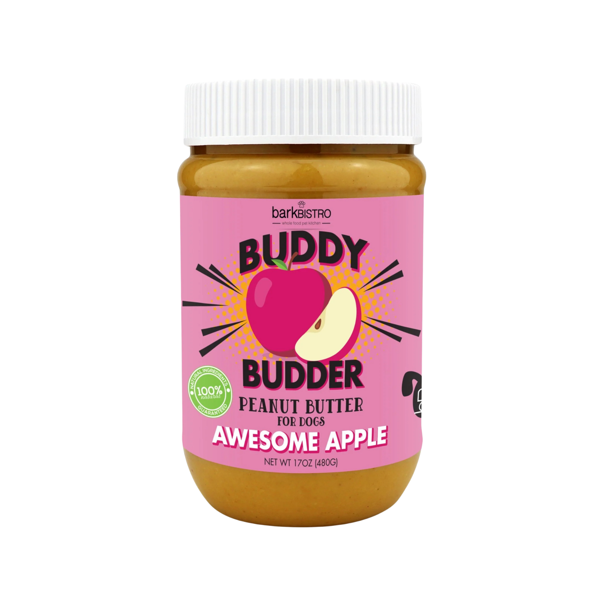 Bark Bistro Buddy Budder Jar for Dogs
