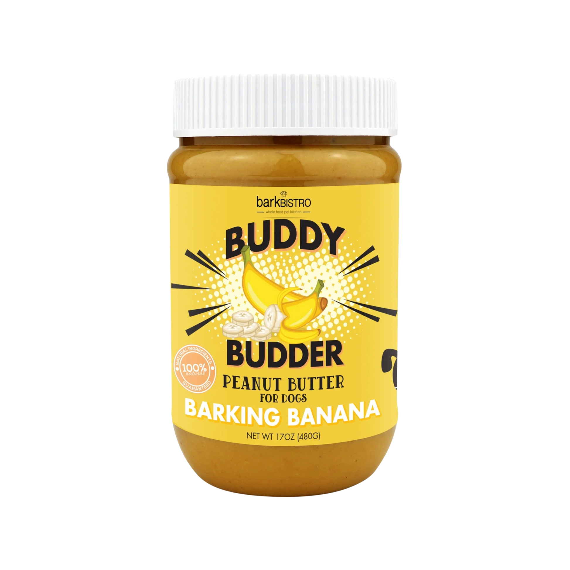 Bark Bistro Buddy Budder Jar for Dogs