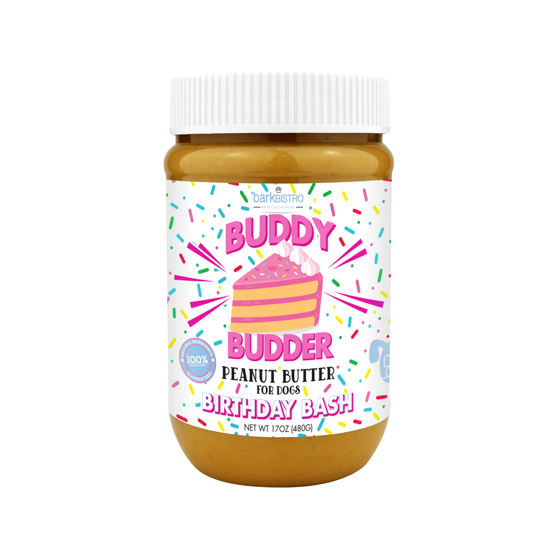 Bark Bistro Buddy Budder Jar for Dogs