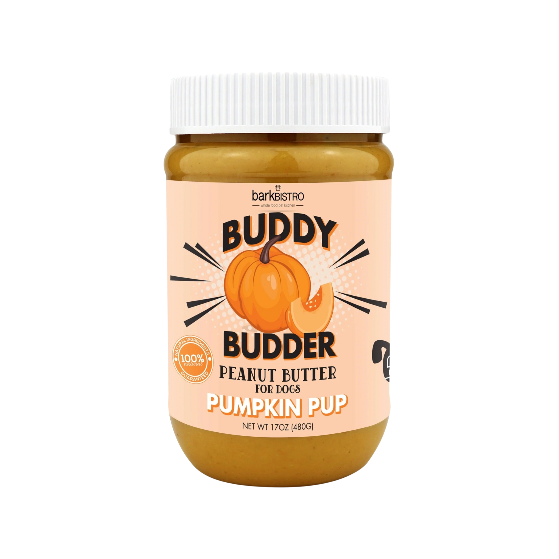 Bark Bistro Buddy Budder Jar for Dogs