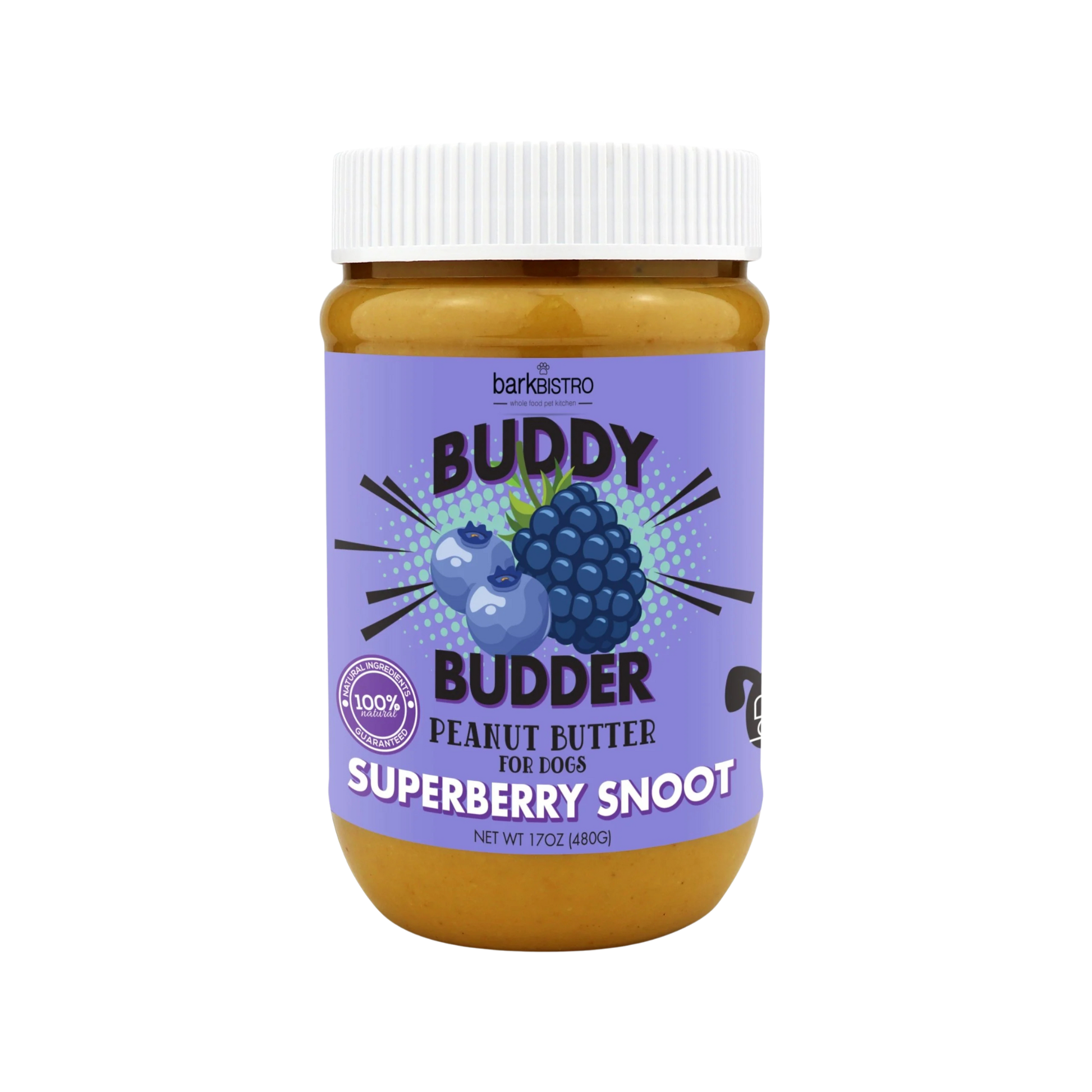 Bark Bistro Buddy Budder Jar for Dogs
