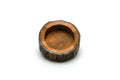 Bark Edge Wooden Dog Bowl – Rustic Handmade Pet Food & Water Dish, Eco-Friendly Solid Wood Bowl with Natural Finish, Non-Toxic & Stylish