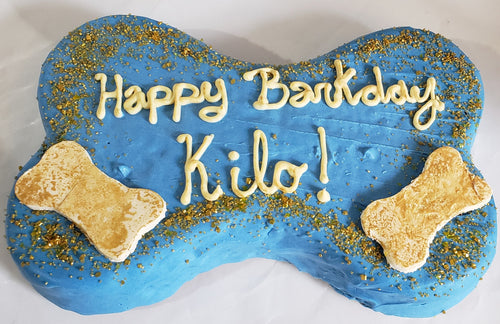 Dog Birthday Cake Bone Cake  (Please order 3-4 days in advance)