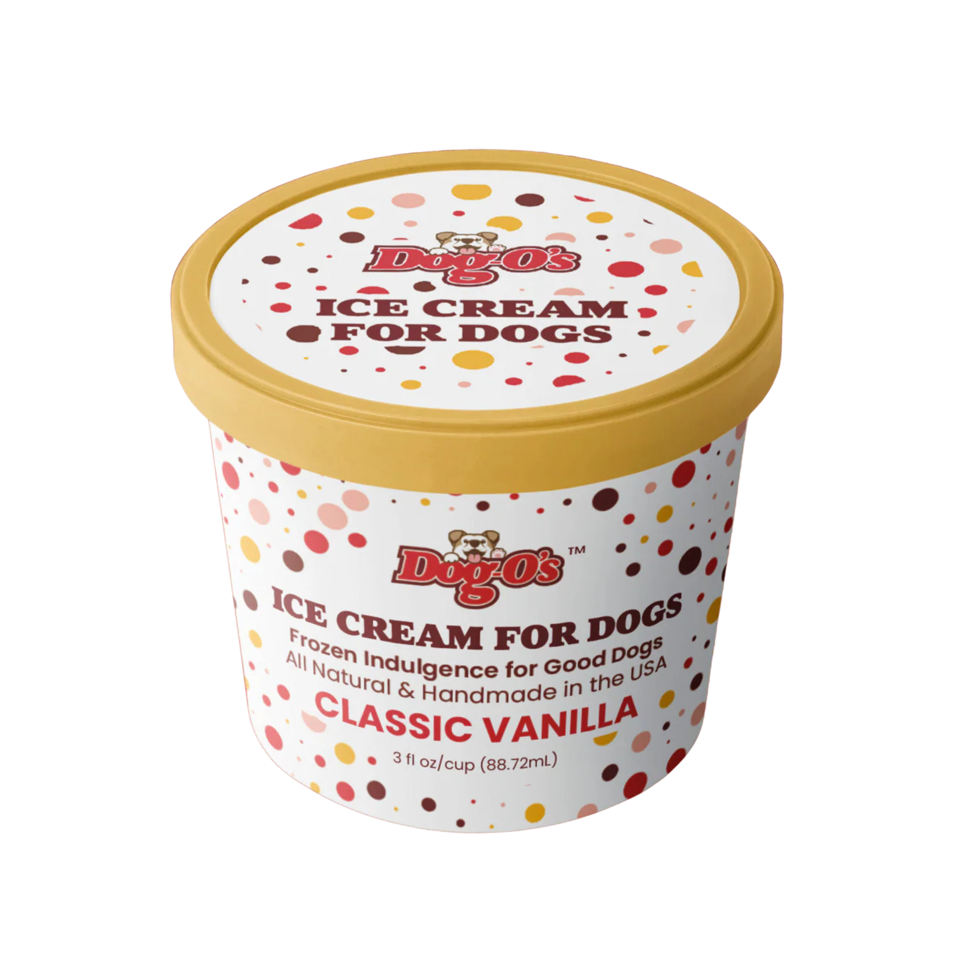 Big O's Classic Vanilla Ice Cream for Dogs
