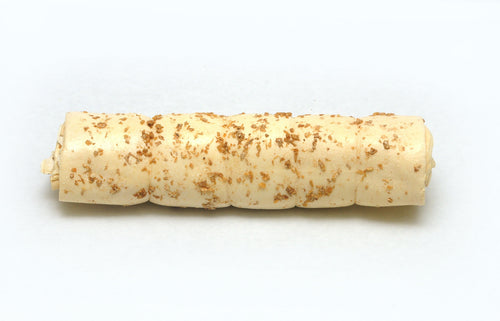 All-Natural Water Buffalo Cheek Rolls for Dogs – Long Lasting Rawhide Alternative, 6" & 12", 5 Packs – Wild Eats Dog Treats