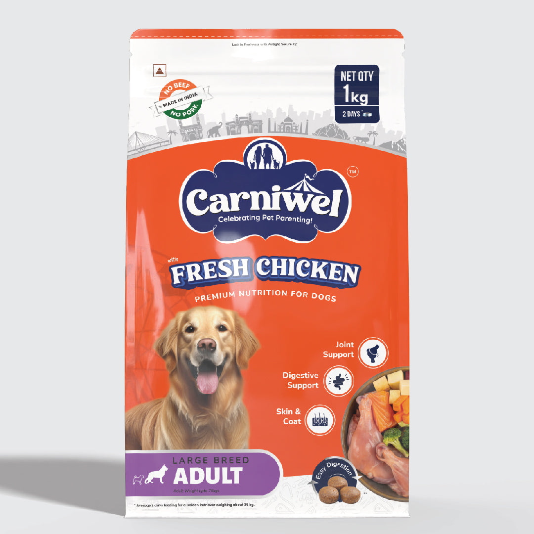 Carniwel with Fresh Chicken, Dry Dog Food for Large Breed, Adult x 2