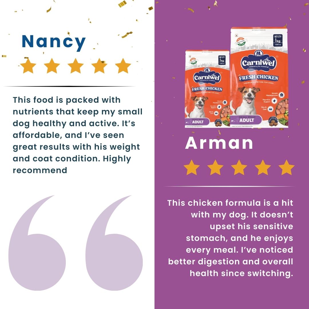 Carniwel with Fresh Chicken, Dry Dog Food for Small Breed, Adult x 2