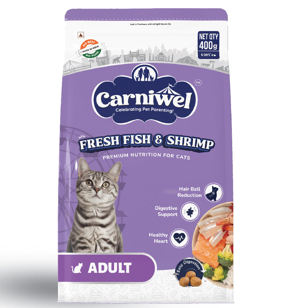 Carniwel Fresh Fish & Shrimp and Persian Cat Food, Adult (Pack of 2)