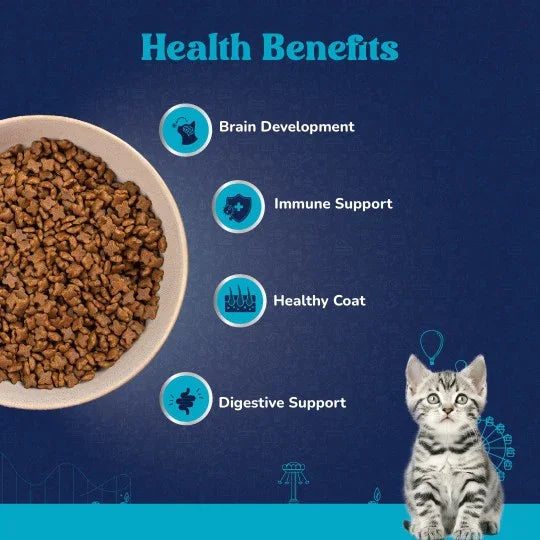 Carniwel with Fresh Fish & Shrimp, Dry Cat Food, Kitten