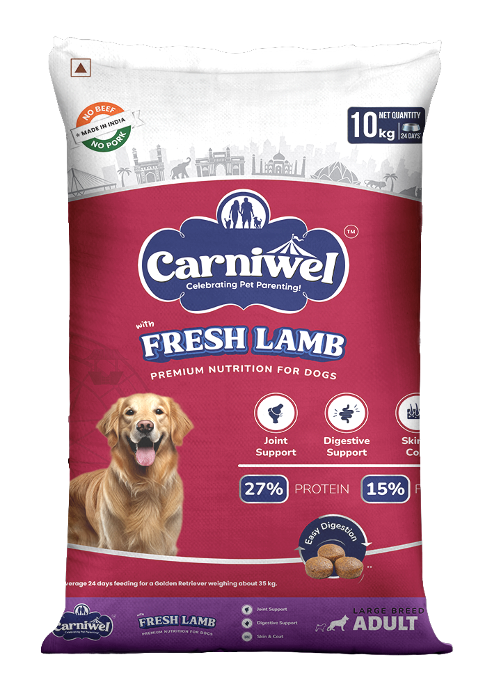 Carniwel with Fresh Lamb, Dry Dog Food for Large Breed, Adult x 2