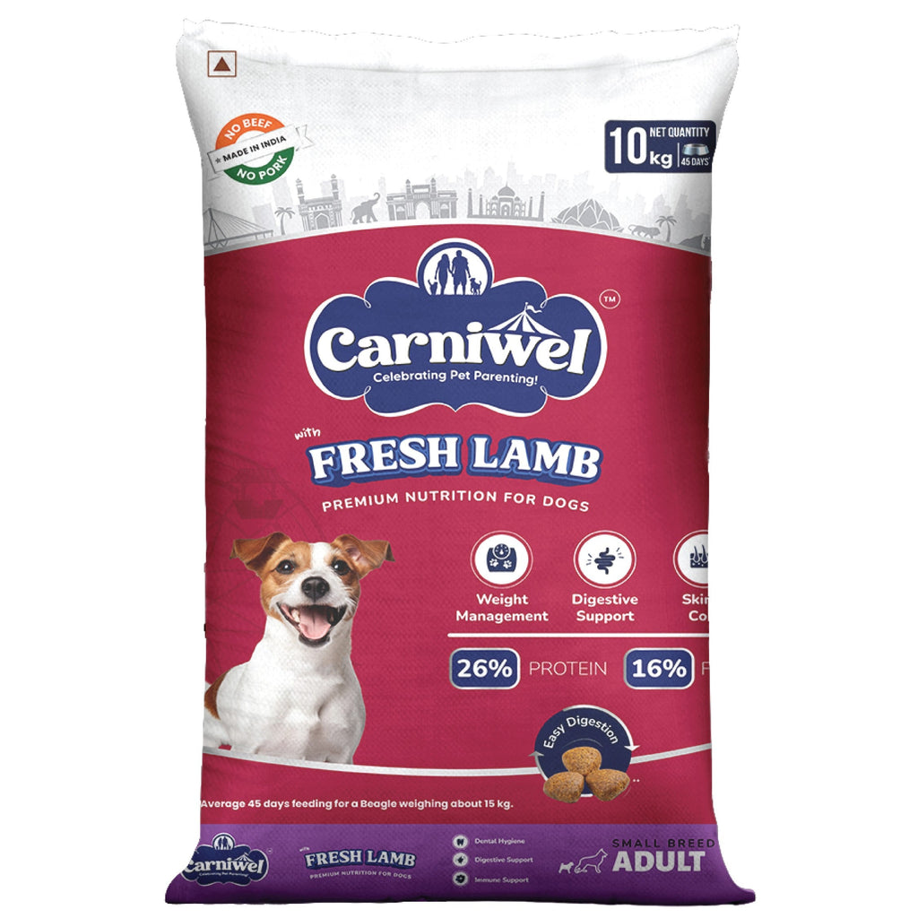 Carniwel with Fresh Lamb, Dry Dog Food for Small Breed, Adult x 2
