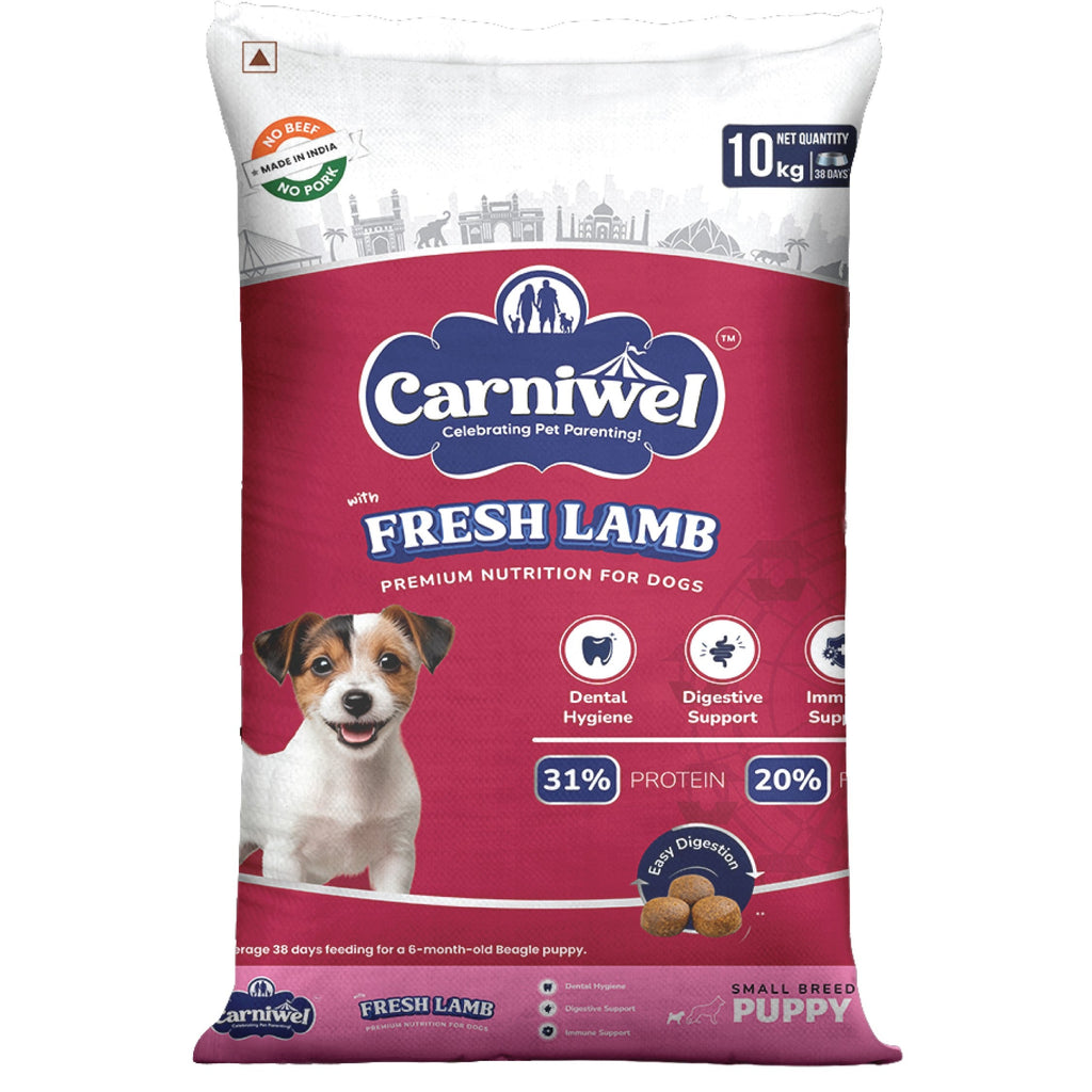 Carniwel with Fresh Lamb, Dry Dog Food for Small Breed, Puppy x 2