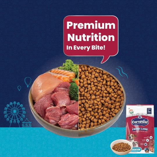 Carniwel with Fresh Lamb, Dry Dog Food for Small Breed, Starter x 2