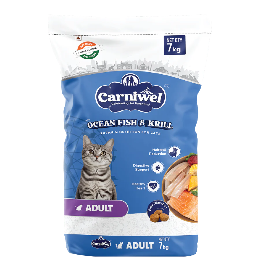 Carniwel with Ocean Fish & Krill, Dry Cat Food, Adult