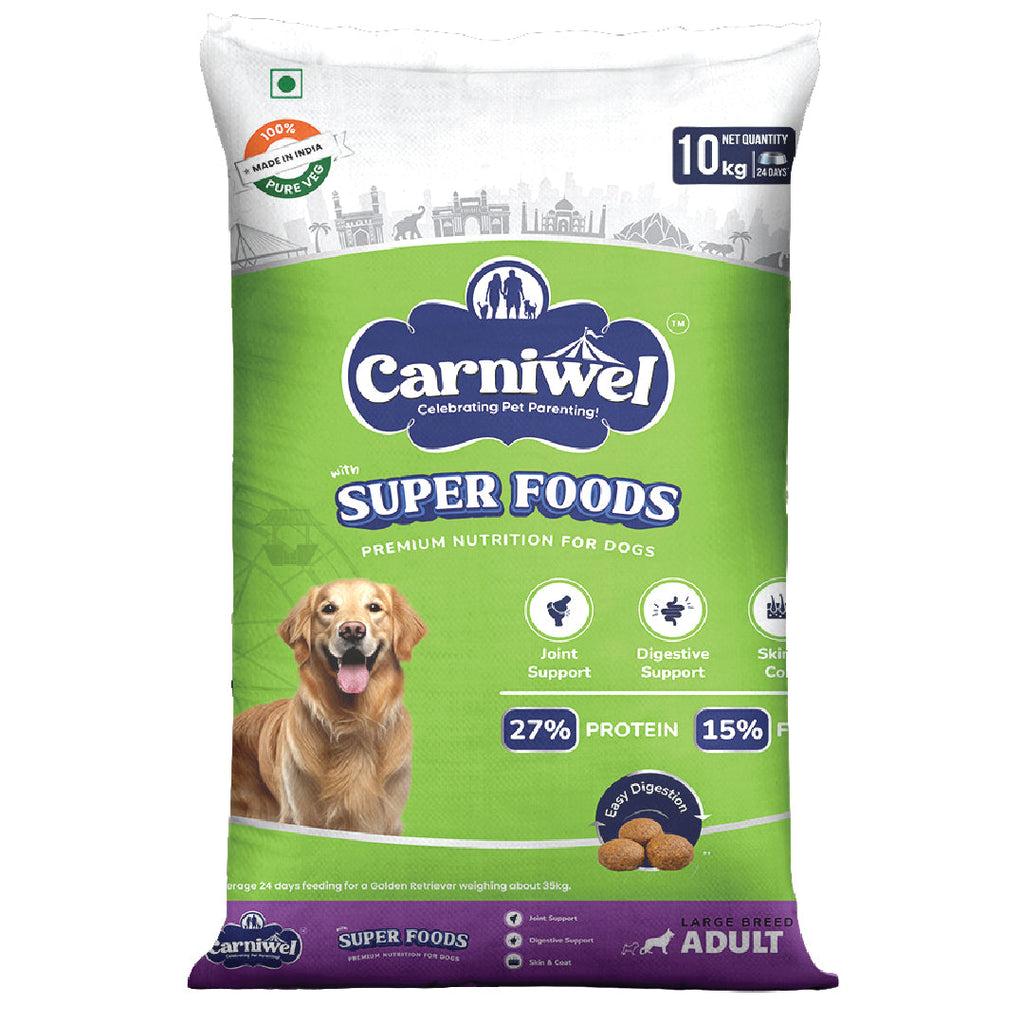 Carniwel with Veg Superfoods, Dry Dog Food for Large Breed, Adult x 2
