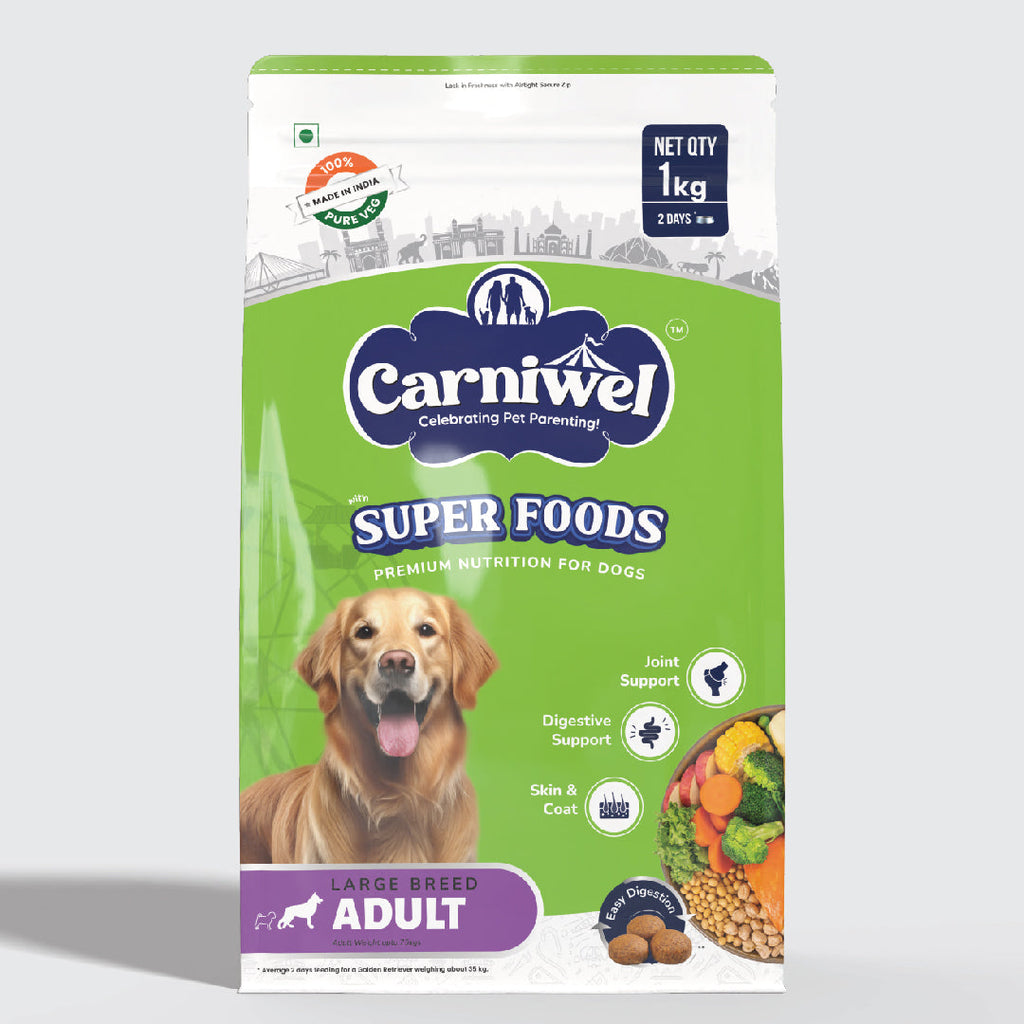 Carniwel with Veg Superfoods, Dry Dog Food for Large Breed, Adult x 2