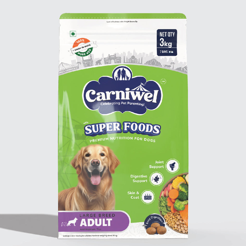 Carniwel with Veg Superfoods, Dry Dog Food for Large Breed, Adult x 2