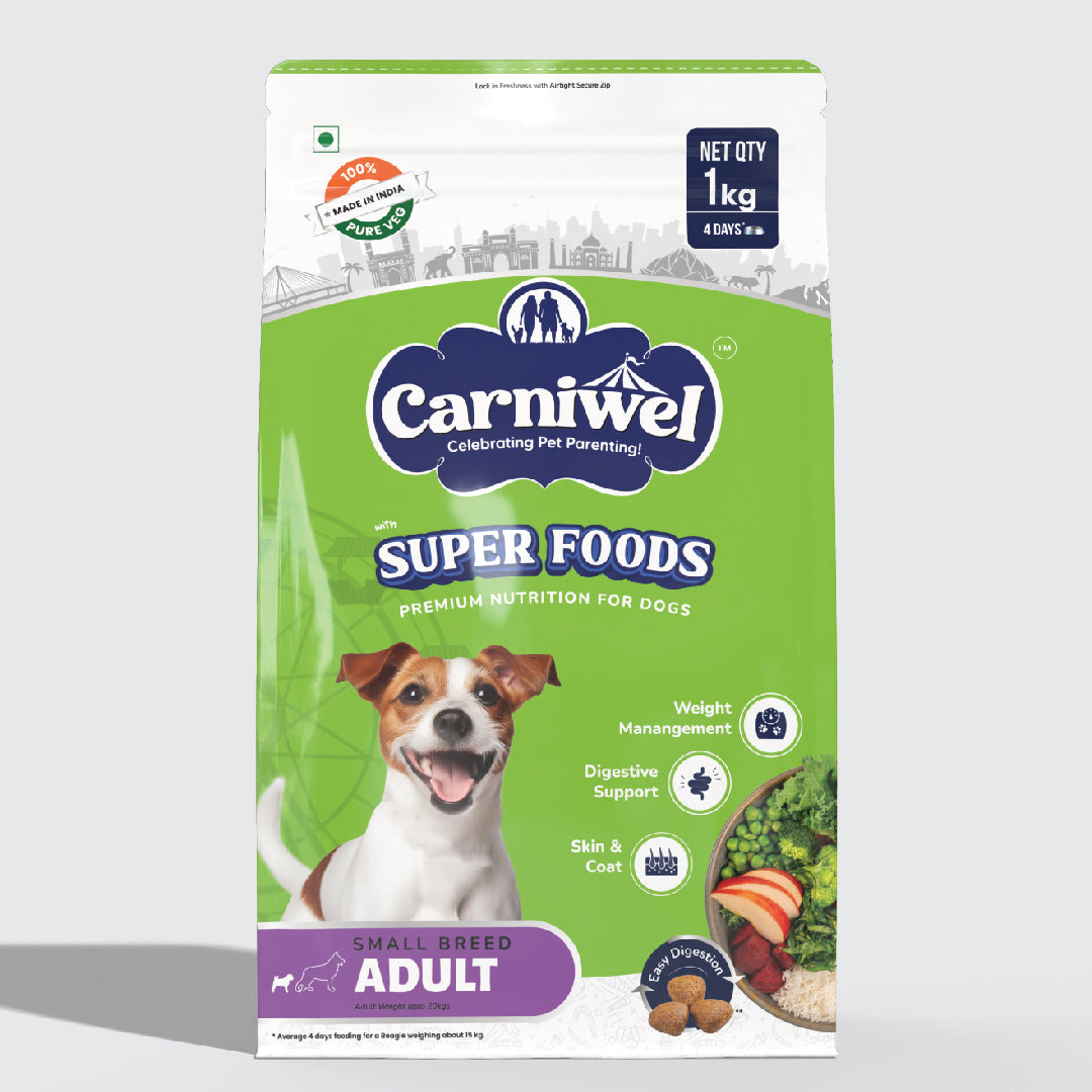 Carniwel with Veg Superfoods, Dry Dog Food for Small Breed, Adult x 2