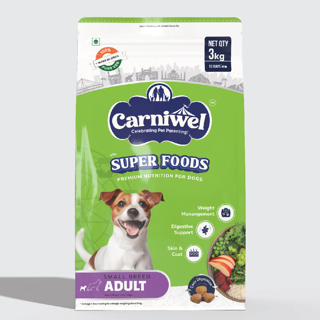 Carniwel with Veg Superfoods, Dry Dog Food for Small Breed, Adult x 2