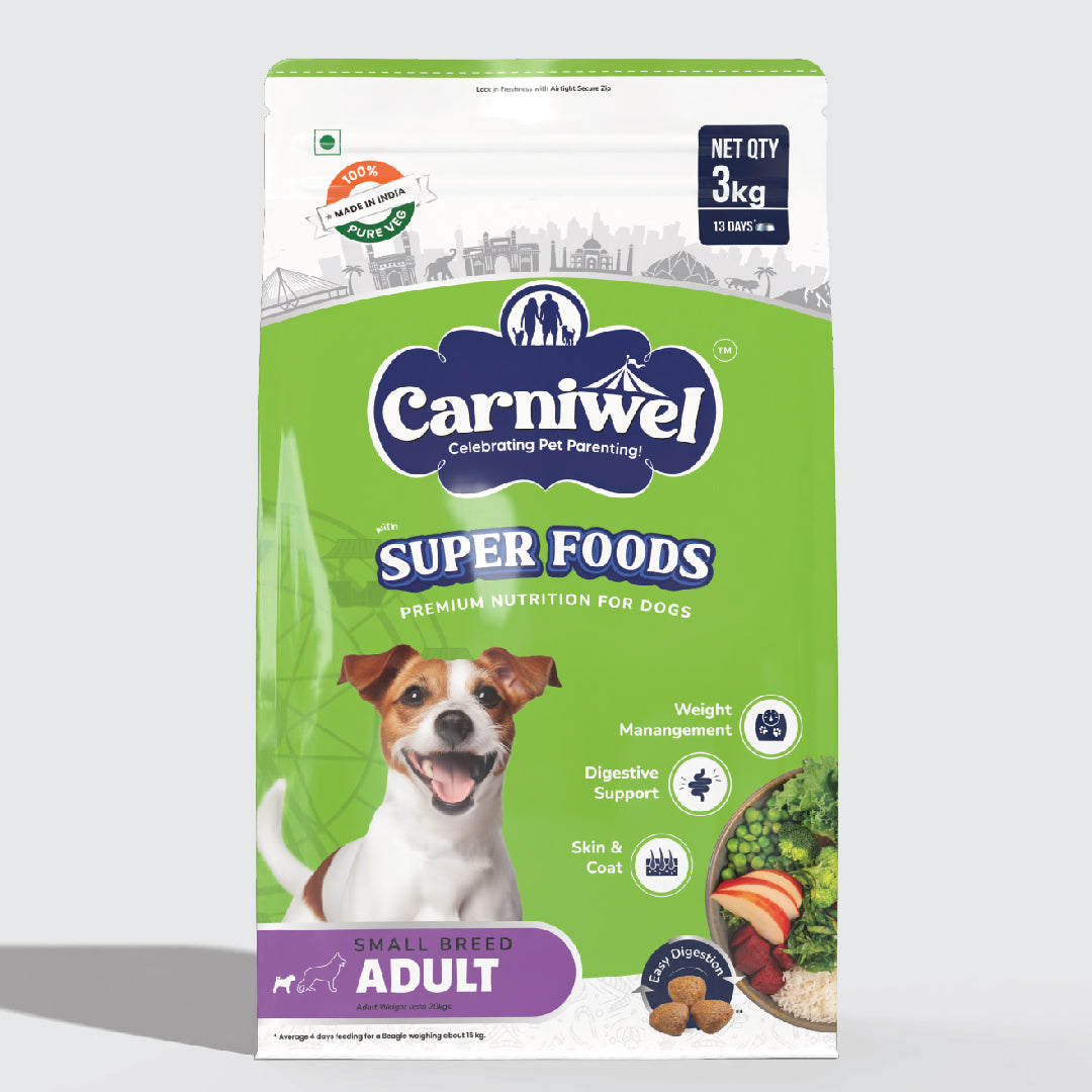 Carniwel with Veg Superfoods, Dry Dog Food for Small Breed, Adult x 2