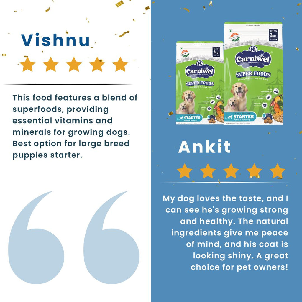 Carniwel with Veg Superfoods, Dry Dog Food for Large Breed, Starter